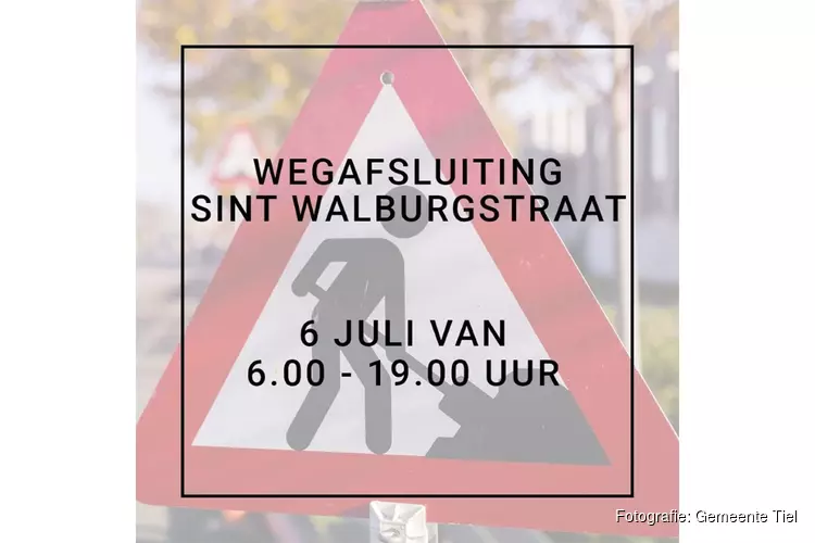 Sint Walburgstraat vanaf maandag afgesloten wegens werkzaamheden