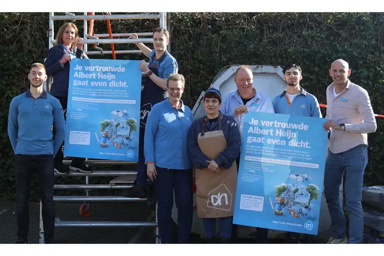 Albert Heijn Molenstraatje Tiel wordt vernieuwd